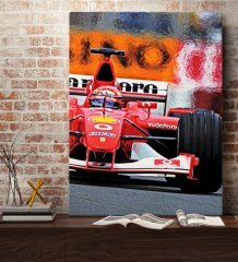 BK Gift Formula 1 Tasarımlı Kanvas Tablo 70x100cm-2