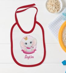 BK Kids Kişiye Özel İsimli 5 Parça Kırmızı Bebek Body Zıbın ve Battaniye Hediye Seti, Yeni Doğan Bebek Giyim Hediyesi-4