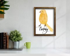 BK Home Doğal Masif Ahşap Çerçeveli Tablo-54