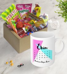 Kişiye Özel Takvimli Doğum Günü Nostaljik Lezzetler Kupa Seti-4