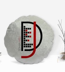 Kişiye Özel İsimli Dj Tasarımlı Dekoratif Kırlent Yastık-2