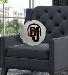 Kişiye Özel İsimli Dj Tasarımlı Dekoratif Kırlent Yastık-1