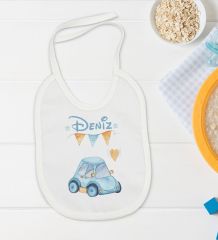 BK Kids Kişiye Özel İsimli 5 Parça Beyaz Bebek Body Zıbın ve Battaniye Hediye Seti, Yeni Doğan Bebek Giyim Hediyesi-10