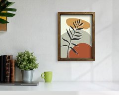 BK Home Doğal Masif Ahşap Çerçeveli Tablo-50