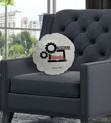 Kişiye Özel İsimli Bilgisayar Mühendisi Tasarımlı Dekoratif Kırlent Yastık-3