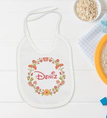 BK Kids Kişiye Özel İsimli 5 Parça Beyaz Bebek Body Zıbın ve Battaniye Hediye Seti, Yeni Doğan Bebek Giyim Hediyesi-8