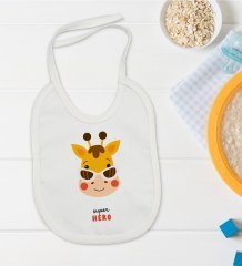 BK Kids Super Hero Tasarımlı Bebek Mama Önlüğü - Model 1