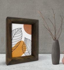 BK Gift Dekoratif Doğal Masif Ahşap Çerçeve 15x20cm-18