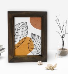 BK Gift Dekoratif Doğal Masif Ahşap Çerçeve 15x20cm-18