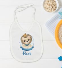 BK Kids Kişiye Özel İsimli 5 Parça Beyaz Bebek Body Zıbın ve Battaniye Hediye Seti, Yeni Doğan Bebek Giyim Hediyesi-5