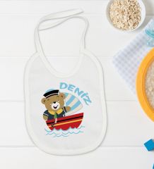 BK Kids Kişiye Özel İsimli 5 Parça Beyaz Bebek Body Zıbın ve Battaniye Hediye Seti, Yeni Doğan Bebek Giyim Hediyesi
