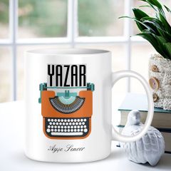 Kişiye Özel Mesleki Yazar Beyaz Kupa Bardak - 002