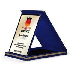 Kişiye Özel Almanca Öğretmeni Lacivert Plaket