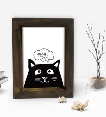 BK Gift Dekoratif Doğal Masif Ahşap Çerçeve 15x20cm-11