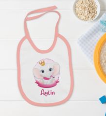 BK Kids Kişiye Özel İsimli 5 Parça Pembe Bebek Body Zıbın Yastık Hediye Seti, Yeni Doğan Bebek Giyim Hediyesi-3