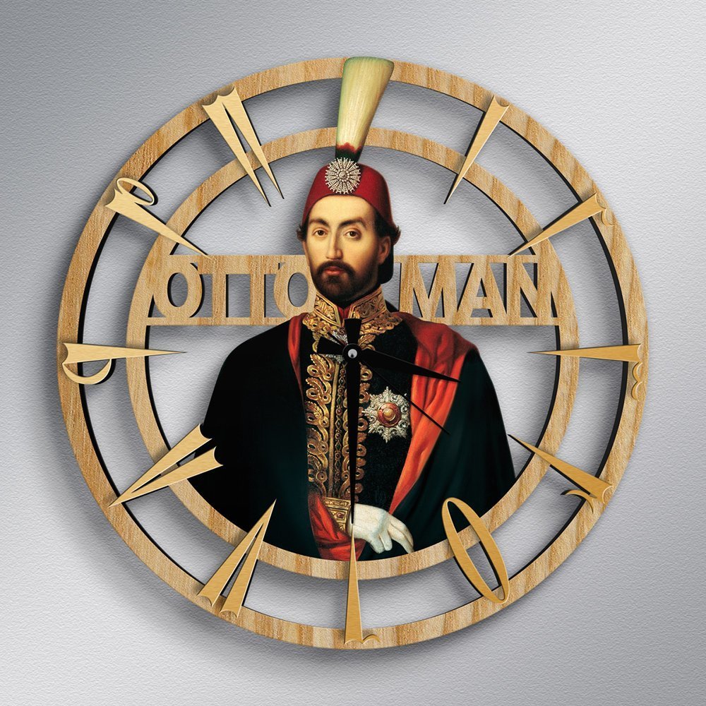 Sultan Abdülmecid Ahşap Duvar Saati - Model A6
