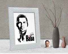 Kişiye Özel Godfather Baba Tasarımlı Dekoratif Çerçeve-6