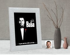 Kişiye Özel Godfather Baba Tasarımlı Dekoratif Çerçeve-3