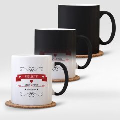 Kişiye Özel Sihirli Kupa Bardak (Sevgililer Günü Temalı-46)