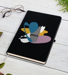 Pollock Tasarımlı Siyah Defter