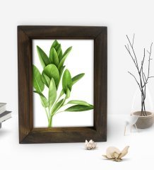BK Gift Dekoratif Doğal Masif Ahşap Çerçeve 15x20cm-5