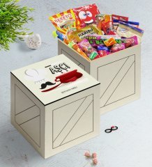 Kişiye Özel Aşçı Ahşap Kutuda Nostaljik Lezzetler Hediye Seti-2