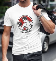 Kişiye Özel Bodybuilder Beyaz Erkek Tişört - 2
