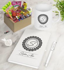 Kişiye Özel İsimli Nostaljik Lezzetler Defter Kalem Kupa Hediye Seti-2