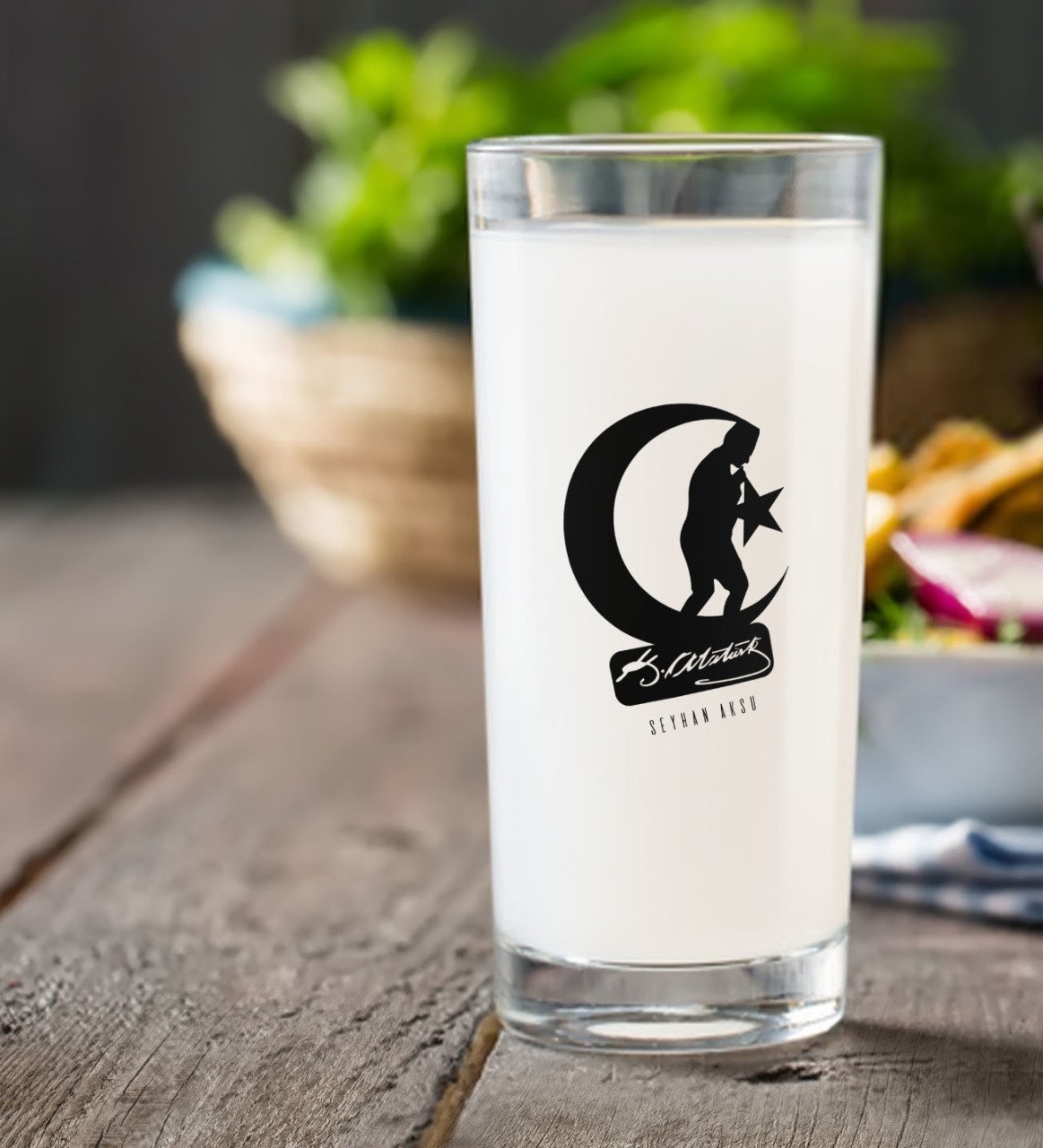 Kişiye Özel Atatürk Temalı Rakı Bardağı-32