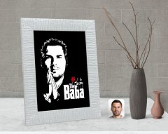 Kişiye Özel Godfather Baba Tasarımlı Dekoratif Çerçeve-1
