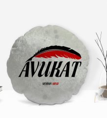Kişiye Özel İsimli Avukat Tasarımlı Dekoratif Kırlent Yastık-7