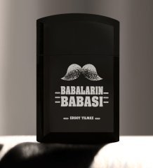 Babalar Gününe Özel Babaların Babası Siyah Metal Çakmak - 1