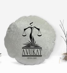 Kişiye Özel İsimli Avukat Tasarımlı Dekoratif Kırlent Yastık-5