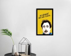 BK Home Rakı Tasarımlı Dekoratif Ahşap Siyah Çerçeveli Tablo-7