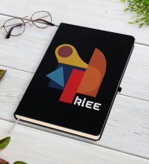 Klee Tasarımlı Siyah Defter
