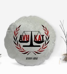 Kişiye Özel İsimli Avukat Tasarımlı Dekoratif Kırlent Yastık-2