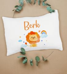 BK Kids Kişiye Özel İsimli 5 Parça Kırmızı Bebek Body Zıbın Yastık Hediye Seti, Yeni Doğan Bebek Giyim Hediyesi-7