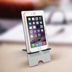 Kişiye Özel Ahşap Telefon Standı Masa İsimliği