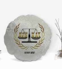 Kişiye Özel İsimli Avukat Tasarımlı Dekoratif Kırlent Yastık-1