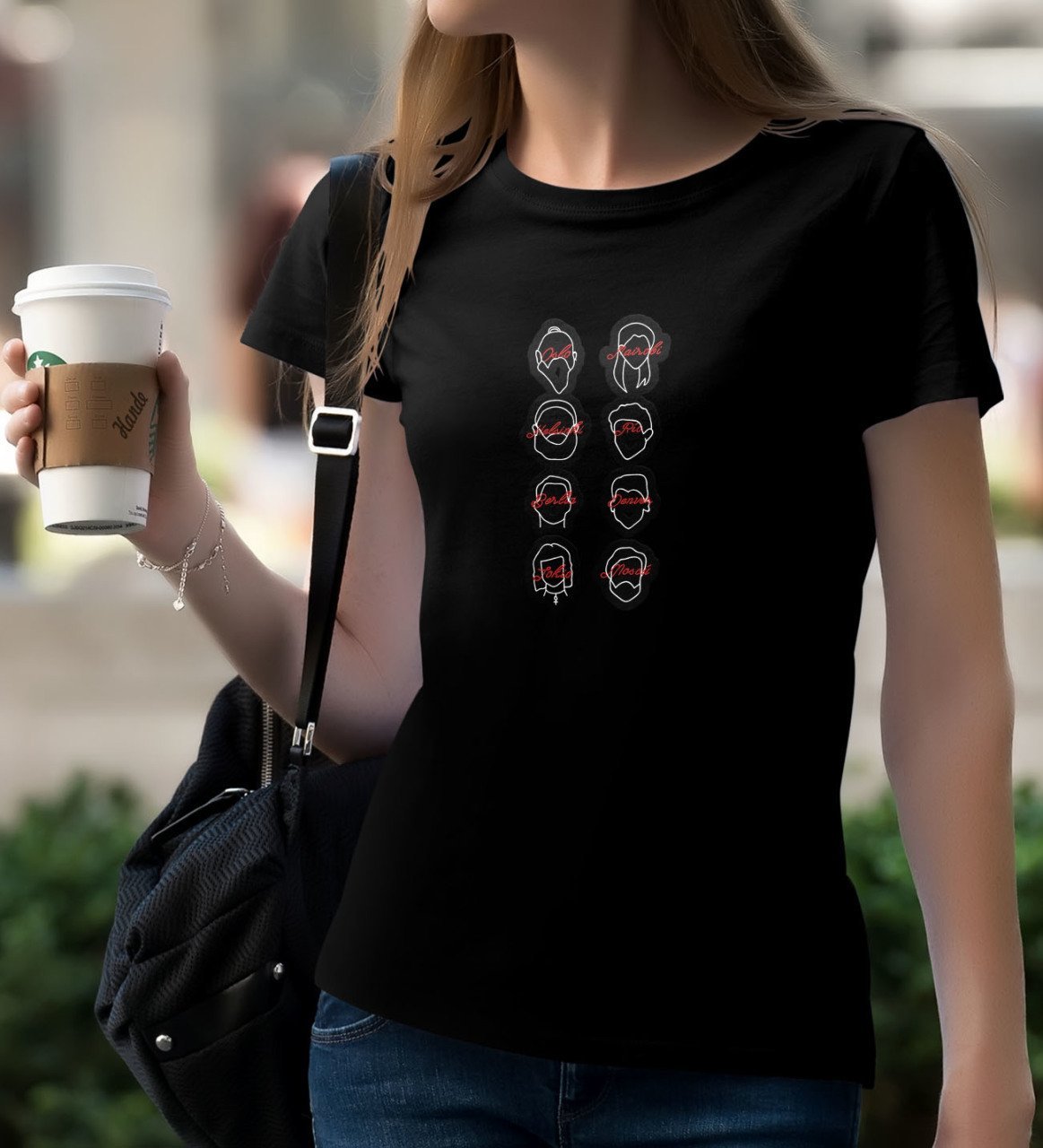 La Casa De Papel Siyah Bayan T-Shirt-15