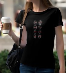 La Casa De Papel Siyah Bayan T-Shirt-15