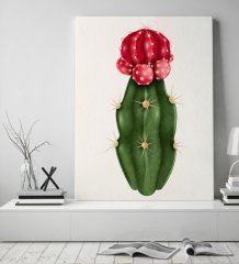BK Gift Kaktüs Tasarımlı Kanvas Tablo 50x70cm-19