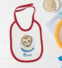 BK Kids Kişiye Özel İsimli 5 Parça Kırmızı Bebek Body Zıbın Yastık Hediye Seti, Yeni Doğan Bebek Giyim Hediyesi-5