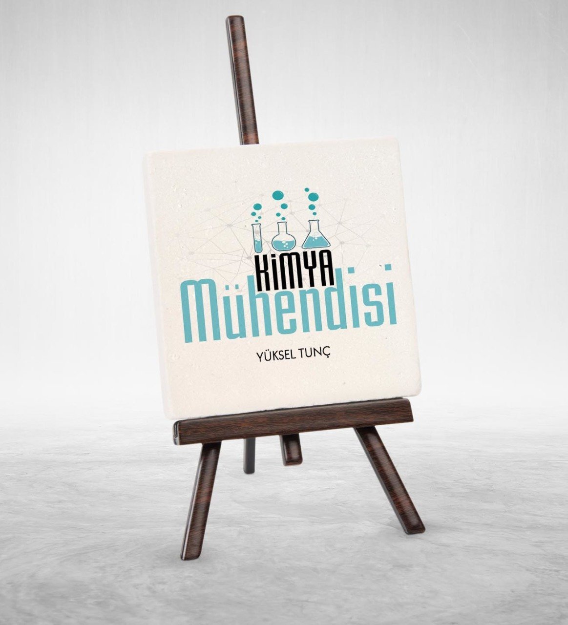 Kişiye Özel Mesleki Kimya Mühendisi Şovaleli Doğal Taş - 1