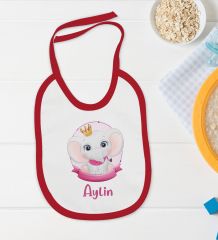 BK Kids Kişiye Özel İsimli 5 Parça Kırmızı Bebek Body Zıbın Yastık Hediye Seti, Yeni Doğan Bebek Giyim Hediyesi-4
