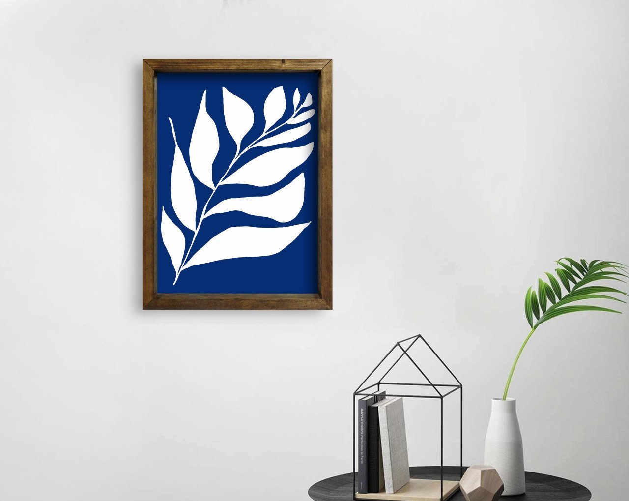 BK Home Doğal Masif Ahşap Çerçeveli Tablo-28