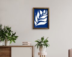 BK Home Doğal Masif Ahşap Çerçeveli Tablo-28