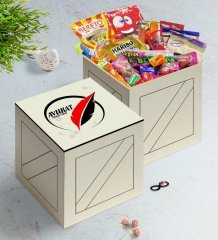 Kişiye Özel Avukat Ahşap Kutuda Nostaljik Lezzetler Hediye Seti-13