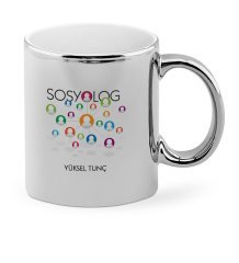Kişiye Özel Mesleki Sosyolog Krom Kupa Bardak - 1