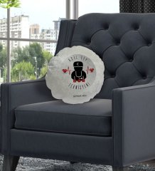 Kişiye Özel İsimli Acil Tip Teknisyeni Tasarımlı Dekoratif Kırlent Yastık-4